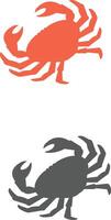 scrab symbol design in two colors vector