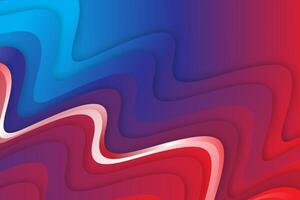 Red and blue liquid gradient background vector