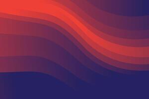 Simple red modern wave background vector
