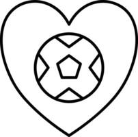 pelota icono símbolo imagen vector
