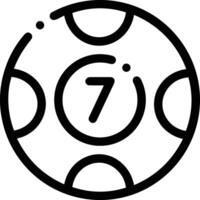 Ball icon symbol image vector