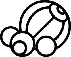 Ball icon symbol image vector