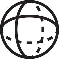 Ball icon symbol image vector