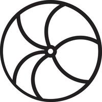 Ball icon symbol image vector