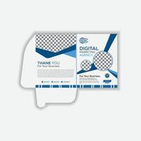 Business folder for files, design Templates. vector