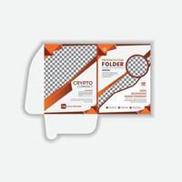 Business folder for files, design Templates. vector