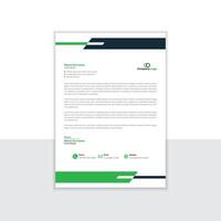 Minimal Corporate Letterhead Layout With template design. vector