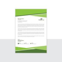 Minimal Corporate Letterhead Layout With template design. vector