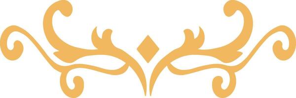 Floral Dividers Element with Simple Design. Design Element for Decoration. vector