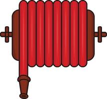 Firefighter Safety Gear Icon. Isolated on White Background vector