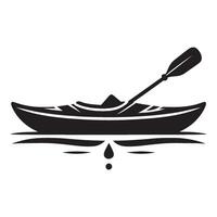 Boat silhouette illustration isolated on a white background vector