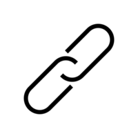 Chain, link icon. Link icon. Hyperlink chain symbol. Chain symbol. External Link icon isolated. Link Icon Flat Design png
