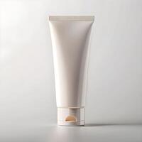 Cream tube mockup. photo