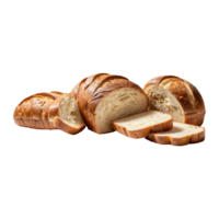 Fresh Slices Isolated Bread Art isolated on a transparent background png