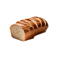 Fresh Slices Isolated Bread Art isolated on a transparent background png