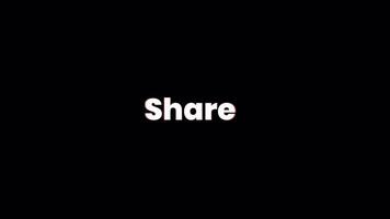 Youtube Like Share and Subscribe Text 2d Glowing Animation GIF on a Transparent Background video