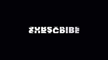 Youtube Subscribe Text Revealing 2d Animation on a Transparent Background video