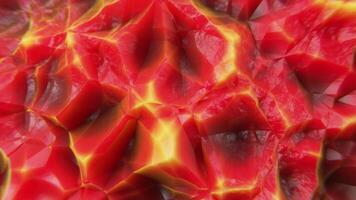 Abstract pattern with multicolored moving crystal shaped object loop video