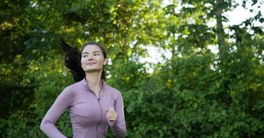 Young Woman Running video
