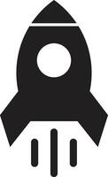 Rocket icon isolated on white background . Space ship launch icon . Space rocket icon vector