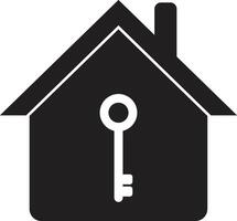 House and key icon . Home icon with key isolated on white background . illustration vector