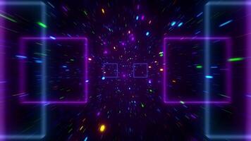 Abstract high speed laser pattern retro 90s party style background. video