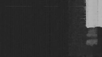 Vintage switch on, turn off television. Analog Static Noise texture. Monochrome, black and white offset flickering noise. Screen damage TV effects and artifacts. VHS. Bad interference. video
