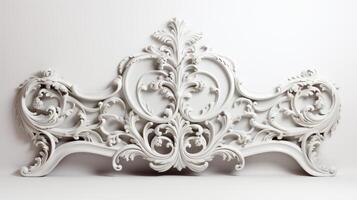 Aurora Headboard on a white background photo