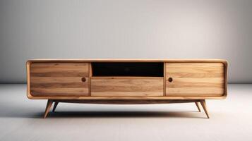 Modern TV Stand Design on a white background photo