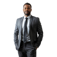 Young Aspirant Ready for Interview in Neat Suit isolated on transparent background png