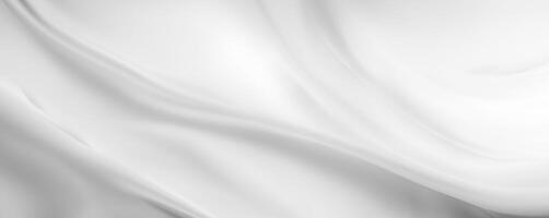 Close-up of White Silk Fabric Texture Background photo