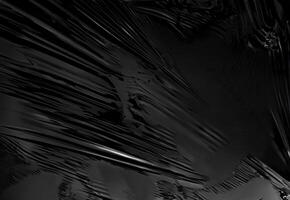 Wrinkled Plastic Wrap Texture on Black Background, Realistic Overlay for Creative Design photo