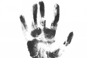 Isolated Fingerprint and Palm Texture Image photo