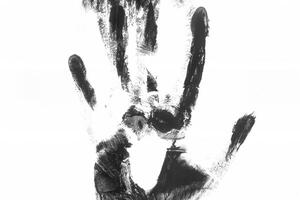 High-Resolution Isolated Fingerprint and Palm Texture Background photo