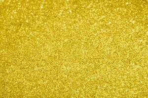 Shimmering Gold Bokeh Light, Abstract Sparkling Background photo