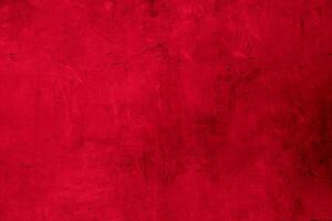 Abstract Dark Cement Wall Texture with Red and Black Tones on Light Gradient Background photo
