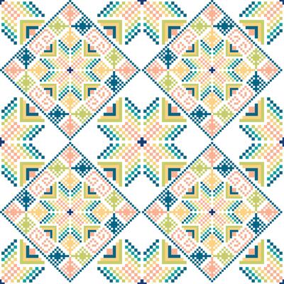 Seamless pattern. Aztec geometric background. Can be used in textile design, web design for making of clothes, accessories, decorative paper, backpack, wrapping, envelope, tile, etc.