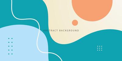 Abstract 3D wave art background design with colorful orange, blue, and green combination background. Eps10 vector