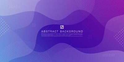 Abstract dark purple gradient wave liquid geometric background modern with fluid style gradient color. Suitable for banner, flyer, and etc. Eps10 vector