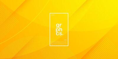 Abstract bright orange gradient 3D background with simple pattern. Cool design. Eps10 vector
