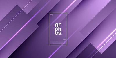Abstract purple gradient background. Overlap square pattern on colorful geometric design. Modern papercut futuristic background illustration. Eps10 vector
