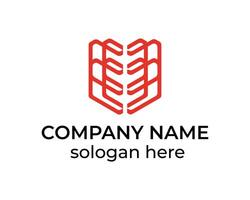 EM connect link icon logo design template vector