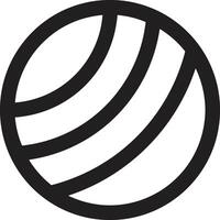 Ball icon symbol image vector