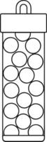 Ball icon symbol image vector