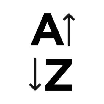 Mobile Apps Sort Icon Perfect for Application Management vector