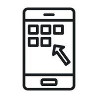 App Development Icon Perfect for Mobile and Software Solutions vector