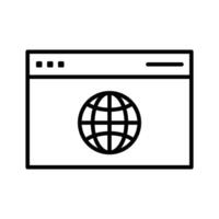 Browser icon set vector