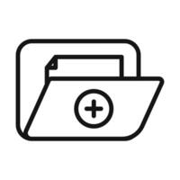 Create Folder Icon Perfect for Organizing Documents vector