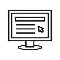 Online Browser Icon Ideal for Internet Navigation and Web Surfing vector