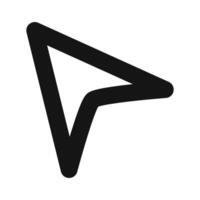 Pointer Cursor Icon Ideal for Digital Navigation and Interfaces vector